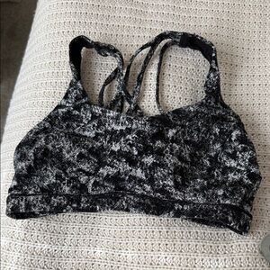 Lululemon Athletica Black and Gray Sports Bra